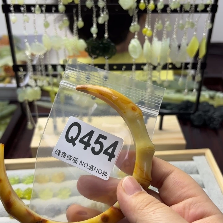 蛇纹石玉发饰合金乱***戏