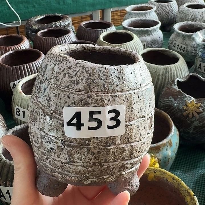 内口6高10粗陶手工制作