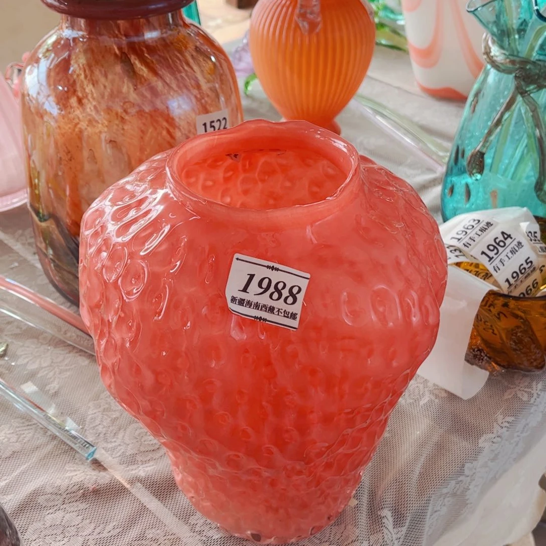 琉璃1988 花瓶摆件高27