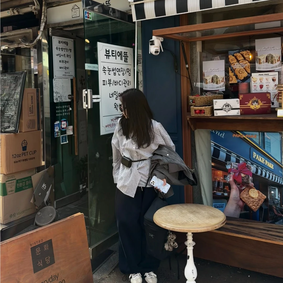 韩国夏日清凉格子衬衫