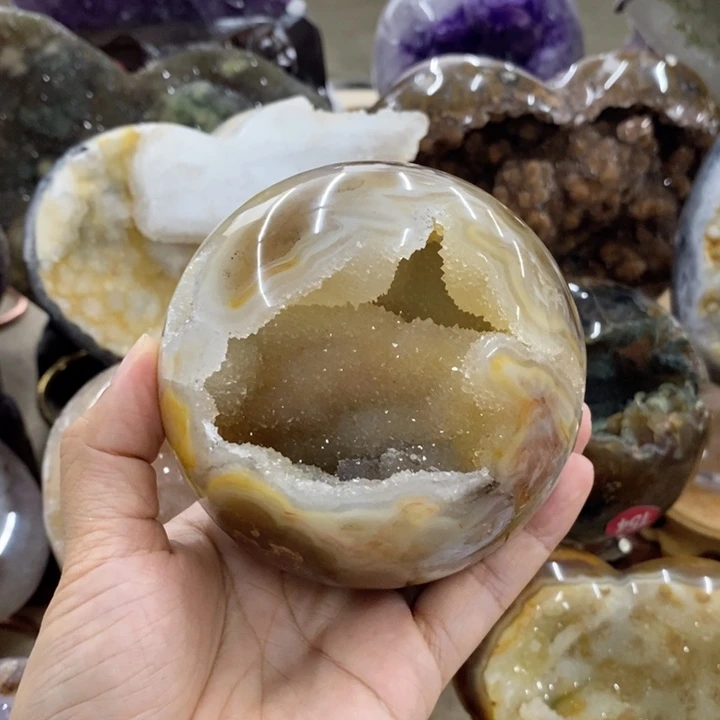紫晶珠宝半成品未镶嵌