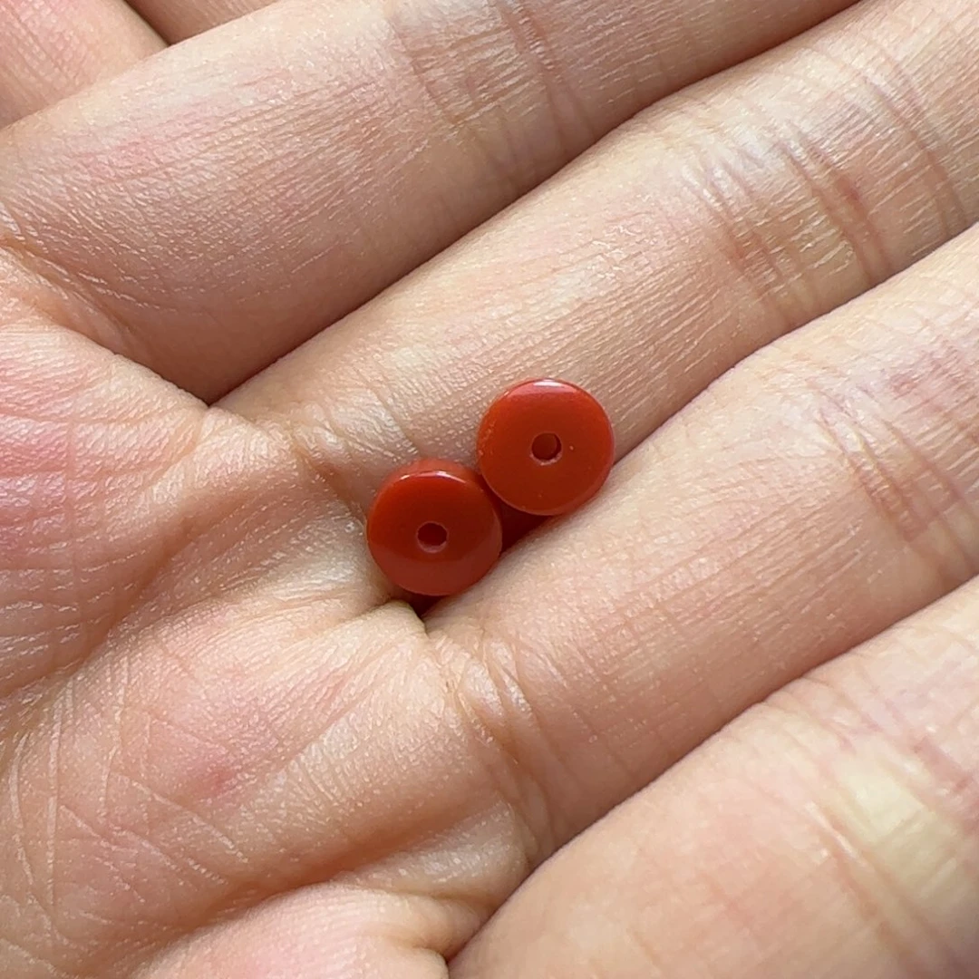 南红玛瑙隔片未镶嵌