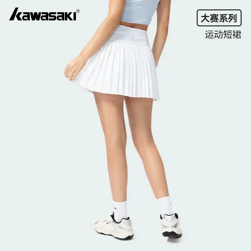 kawasaki/川崎羽毛球短裙运动短裙吸汗轻薄透气防走光比赛训练服