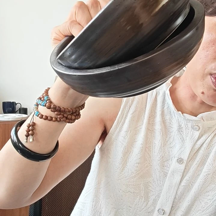 泗水砭石文化馆老虎石手拉碗