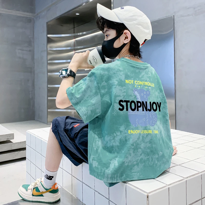 实体品质纯棉童装男女短袖t恤夏季新款儿童宝宝半袖上衣中小童