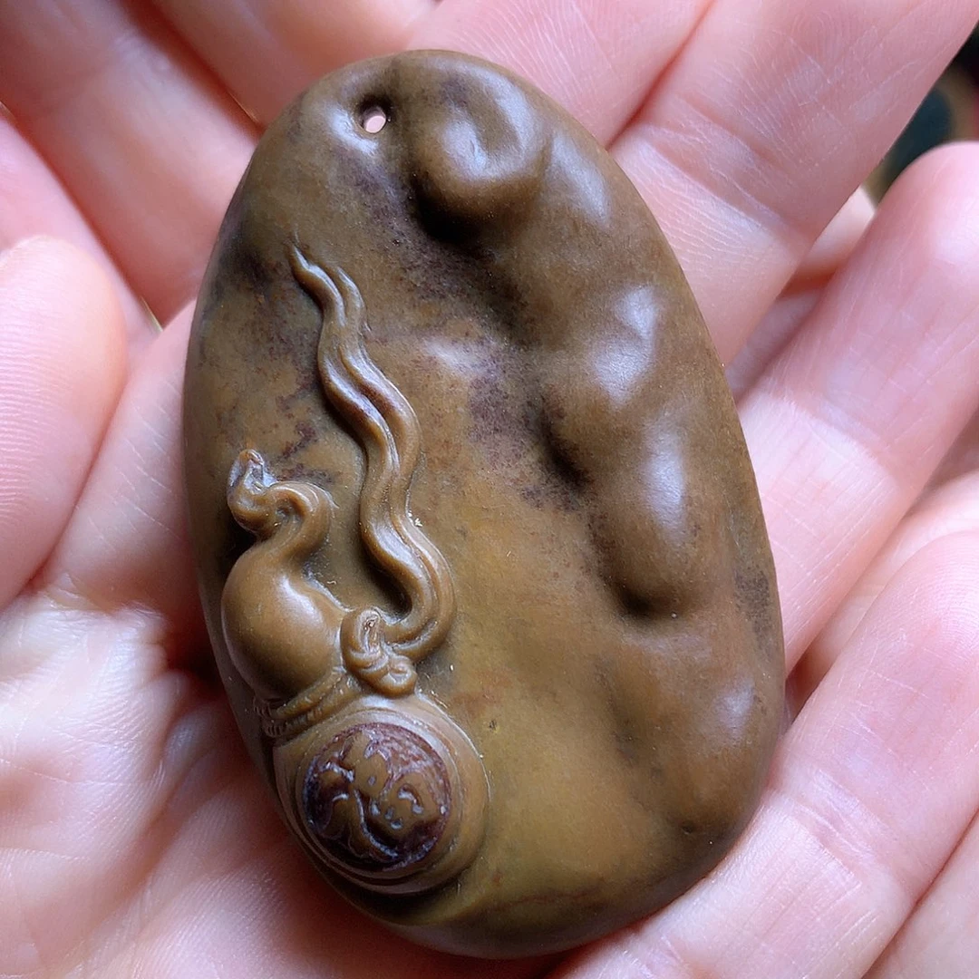 岫岩河磨玉（透闪石质玉）未镶嵌挂件