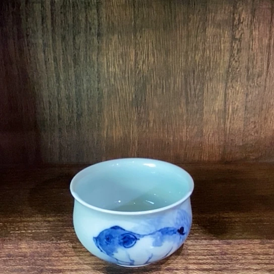 青花生肖猪猪主人杯