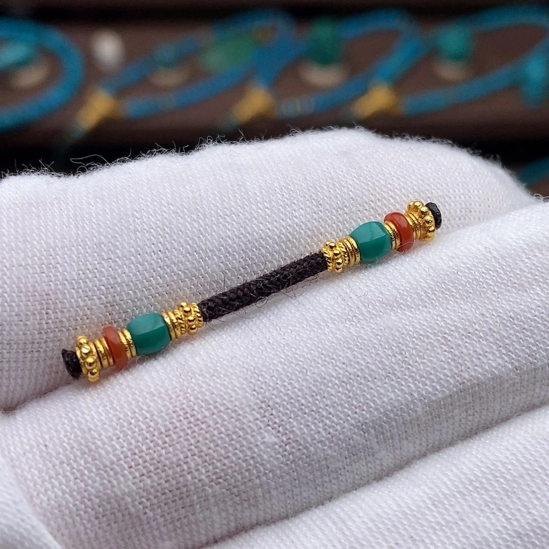 绿松石18K金镶嵌绿松石配饰