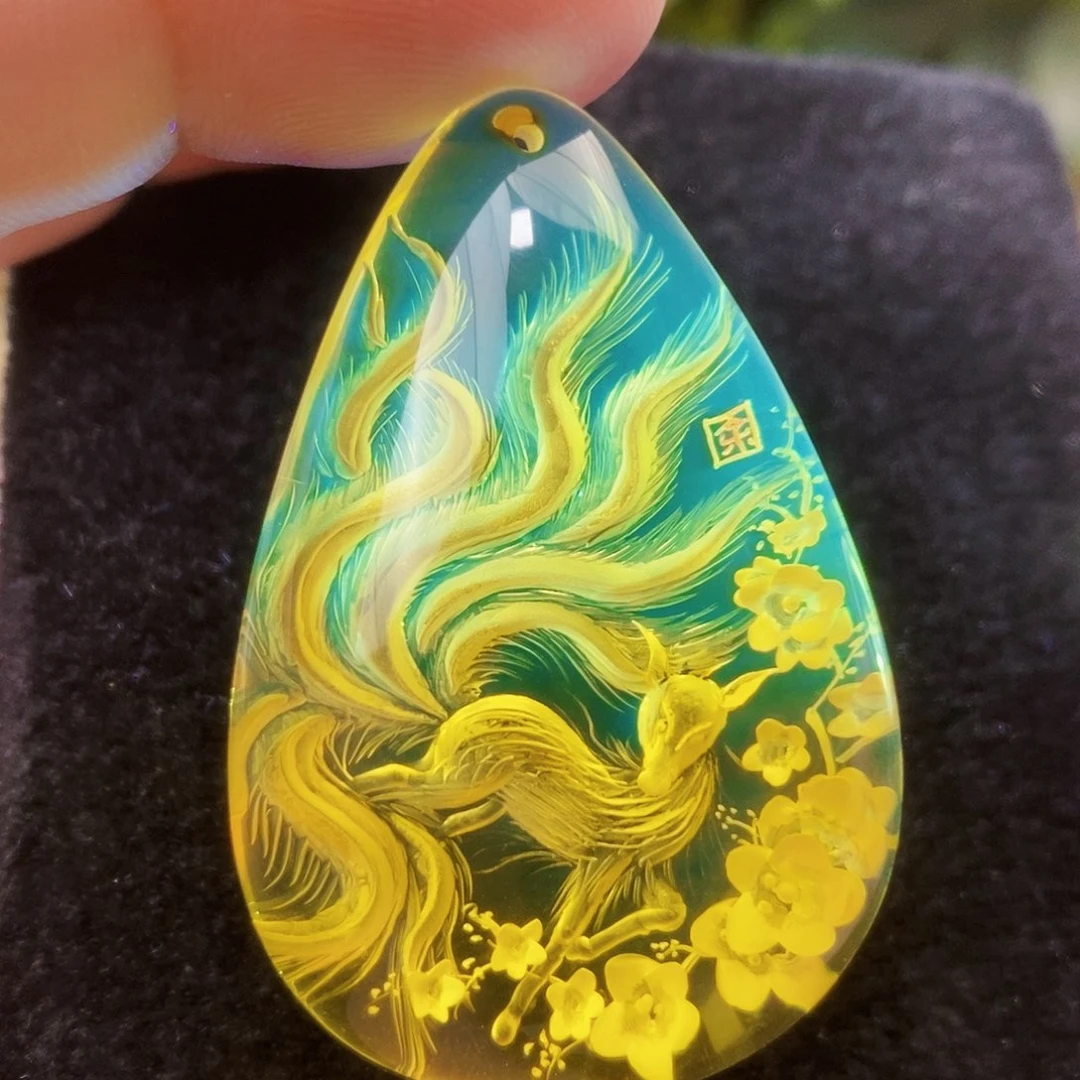 【闪购商品】金珀吊坠(不含链)未镶嵌