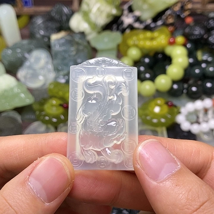 岫玉未镶嵌岫玉颈饰