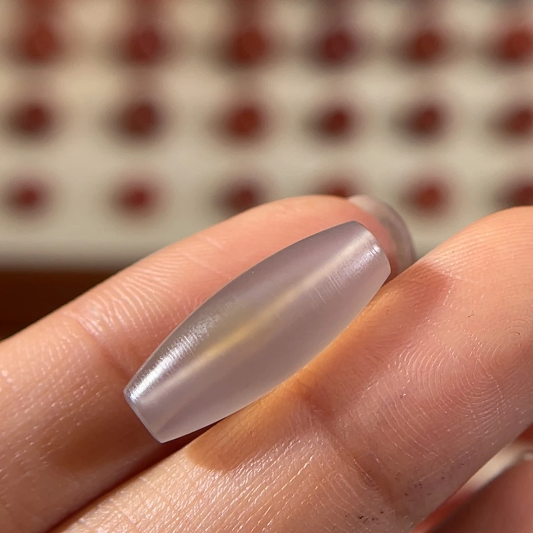 玛瑙/玉髓未镶嵌勒子 19.5x7.6mm 不退换
