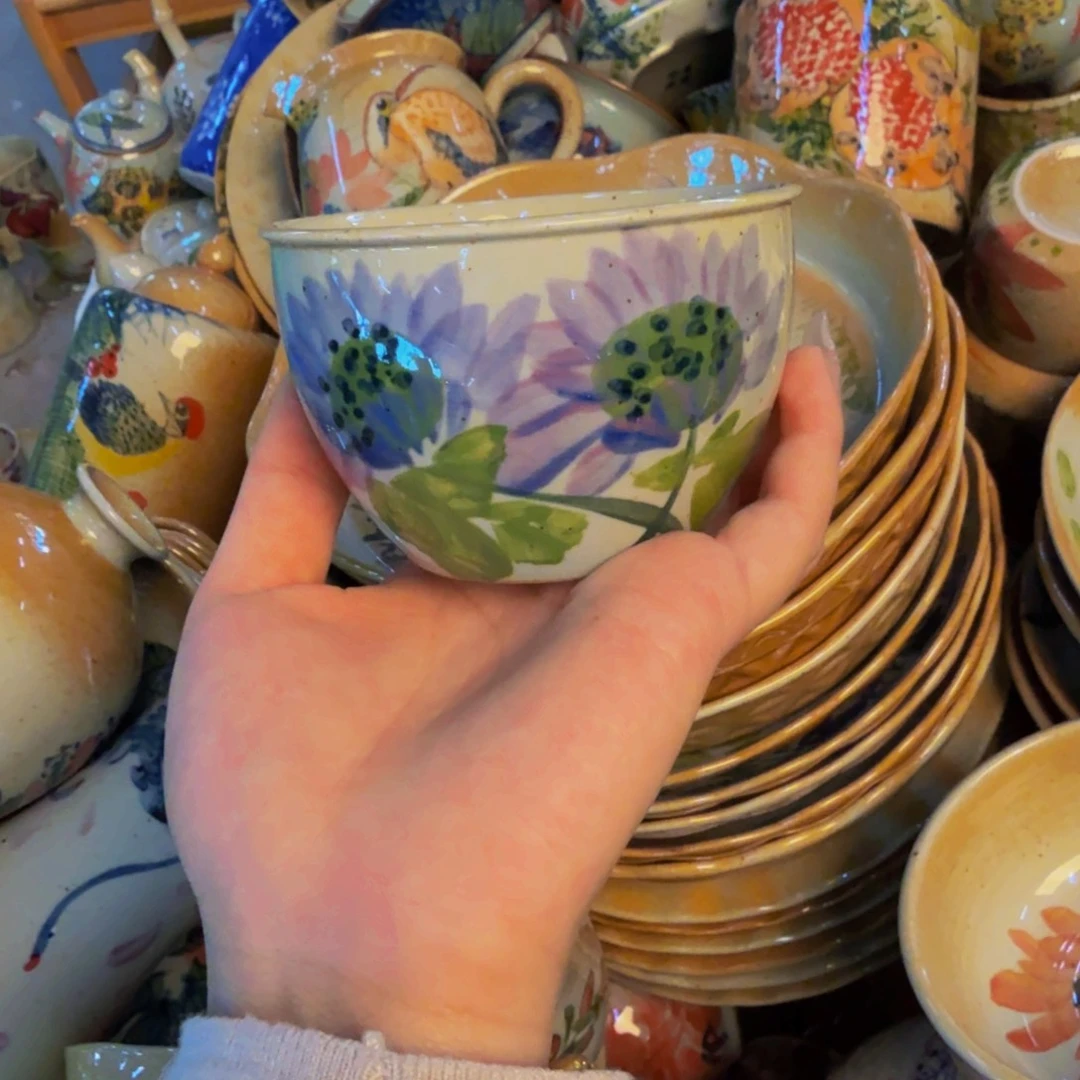 瓷片景德镇陶瓷手工手绘