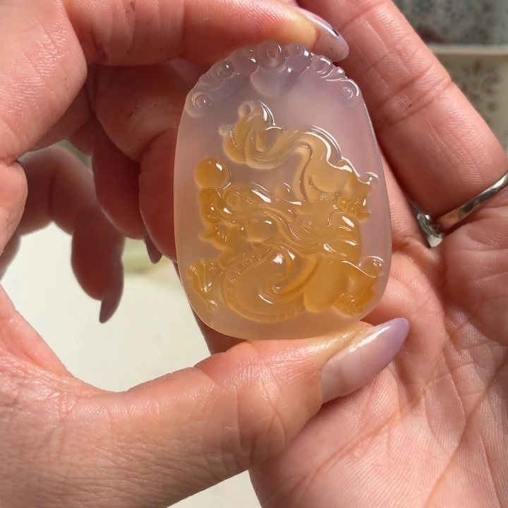 玛瑙/玉髓未镶嵌吊坠(不含链)