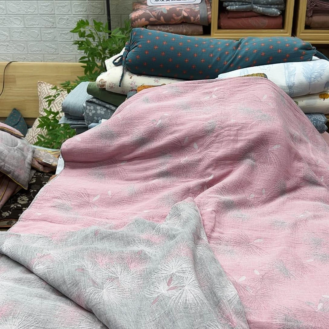 棉扶风粉床单200x230