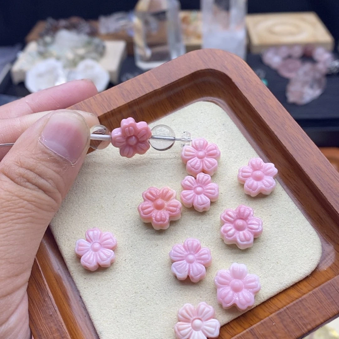 水晶珠宝半成品未镶嵌樱花卡12