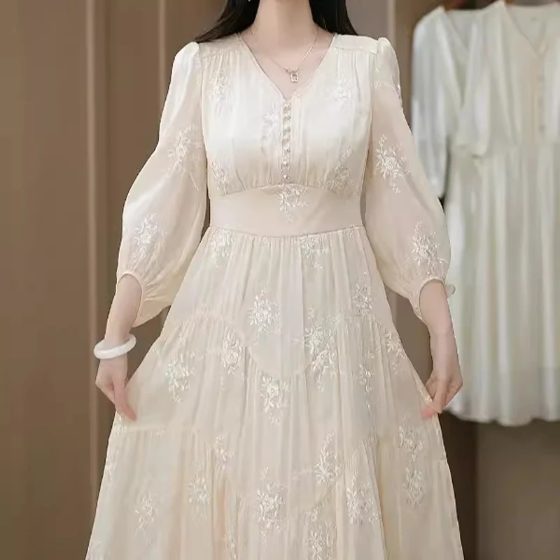 E633 连衣裙春夏2025新款女夏轻奢高级气质高端裙子