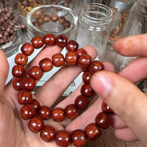 藤类1.2海南红降香果冻泥料花梨公