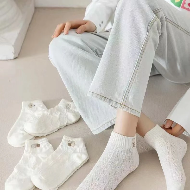 【福利】发5双韩版船袜女袜夏凉薄款