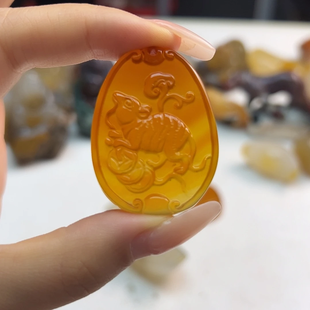 玛瑙/玉髓合金颈饰