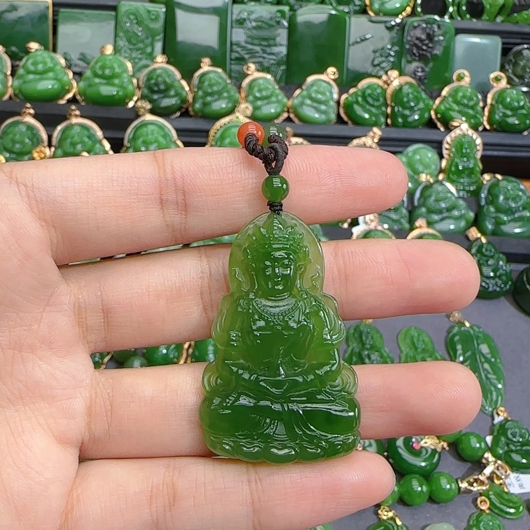 和田玉（碧玉）未镶嵌颈饰