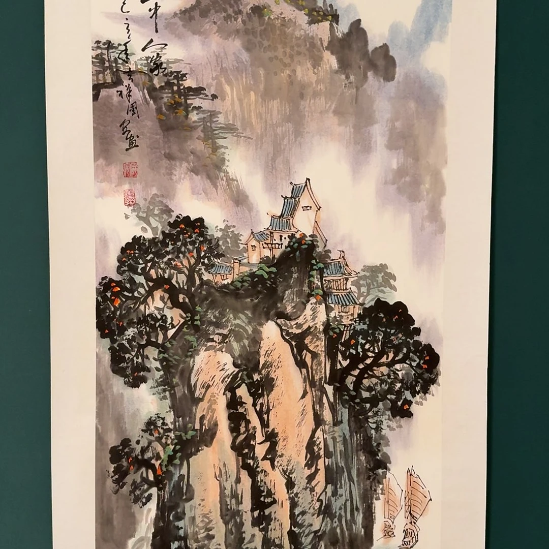 国画丁老师的作品