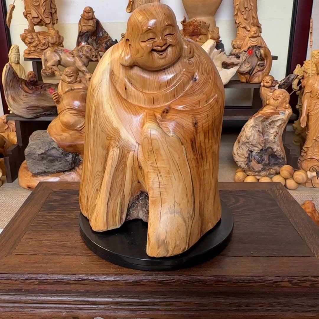 崖柏小木匠艺雕一物一拍