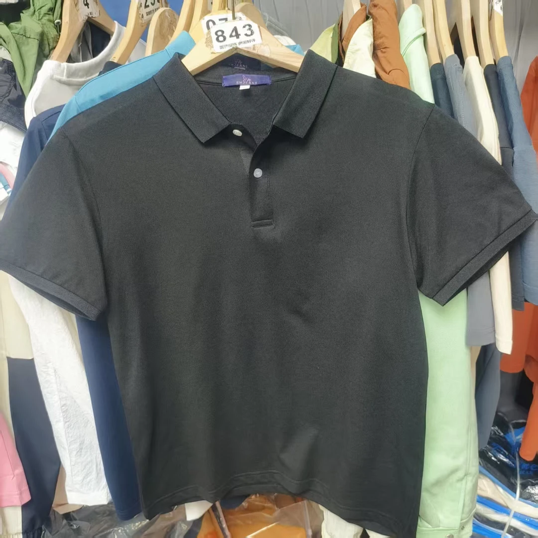 夏季新款polo衫翻领纯色时尚短袖906