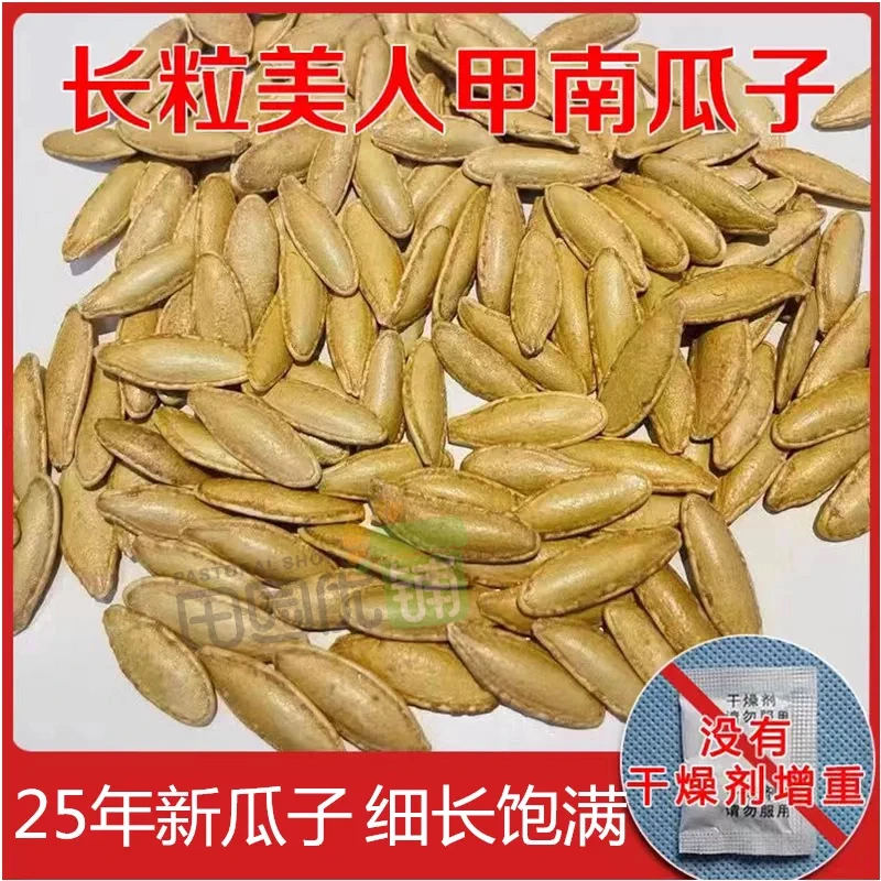 正宗新疆特大长粒美人甲指甲型五香椒盐原味现干炒货原味南瓜籽