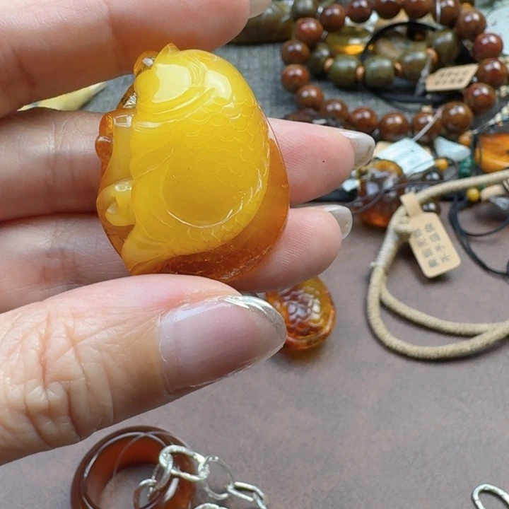 翡翠散珠荼*翡翠随形原石手工打造