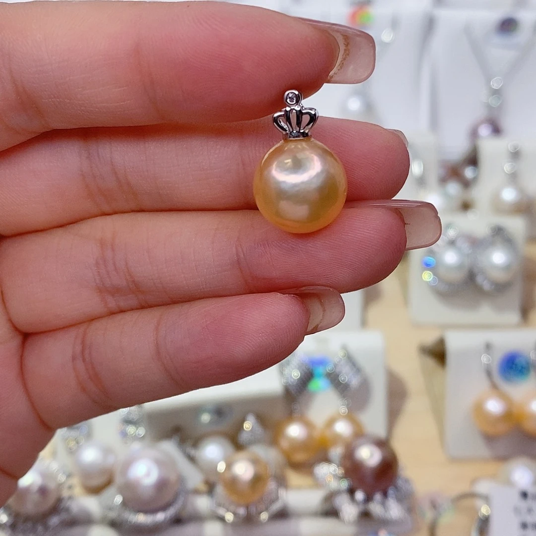 未镶嵌淡水珍珠吊坠(赠链)