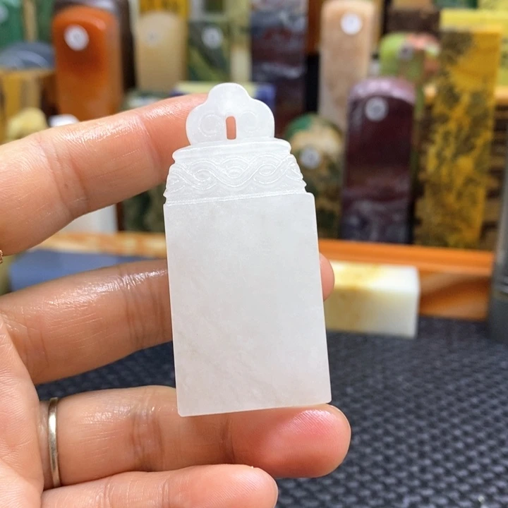 云南石青田石印章石