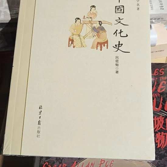 中国文化史平装库存书全新