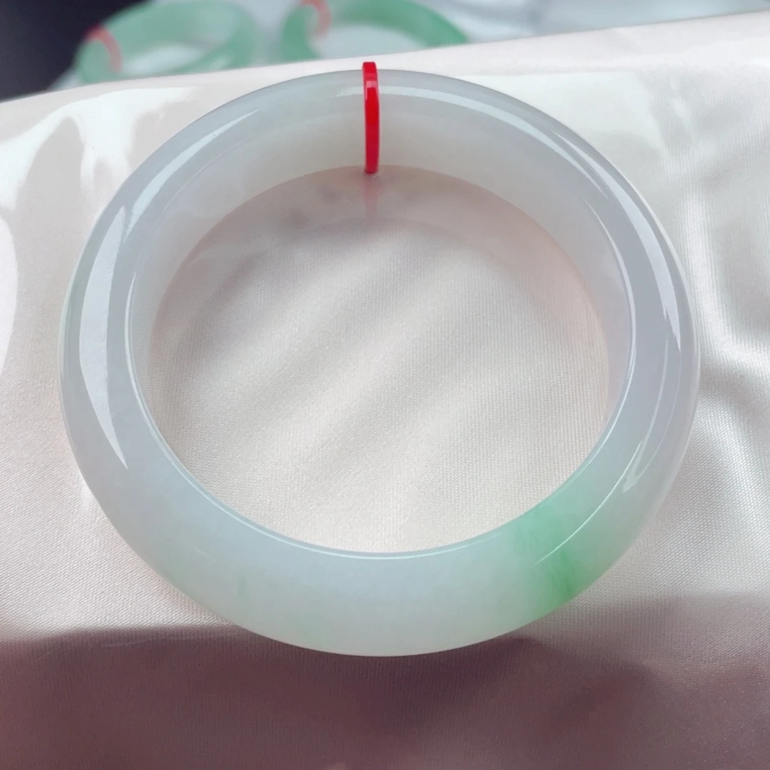 菜***菜未镶嵌手镯翡翠57.3正圈 25483