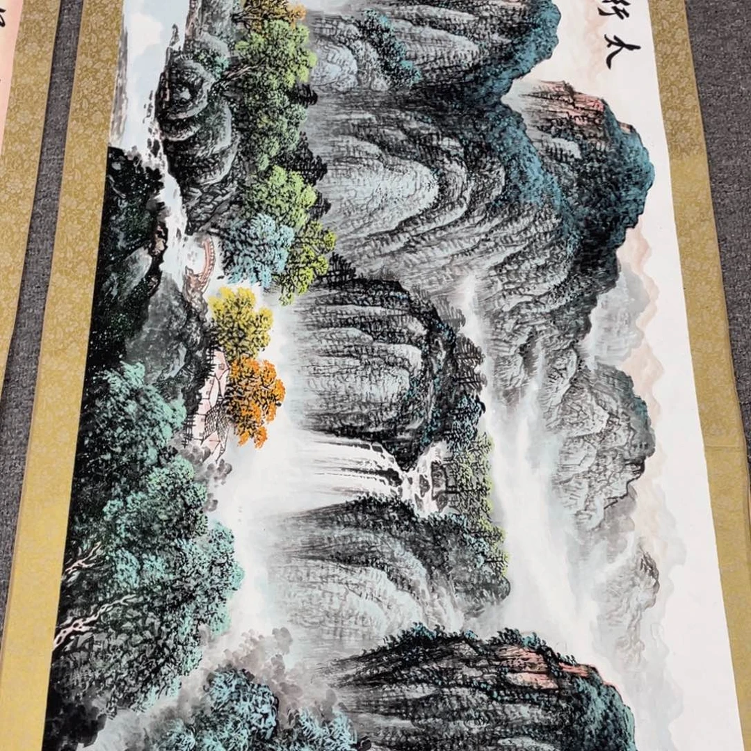 国画老师手笔手绘作品w