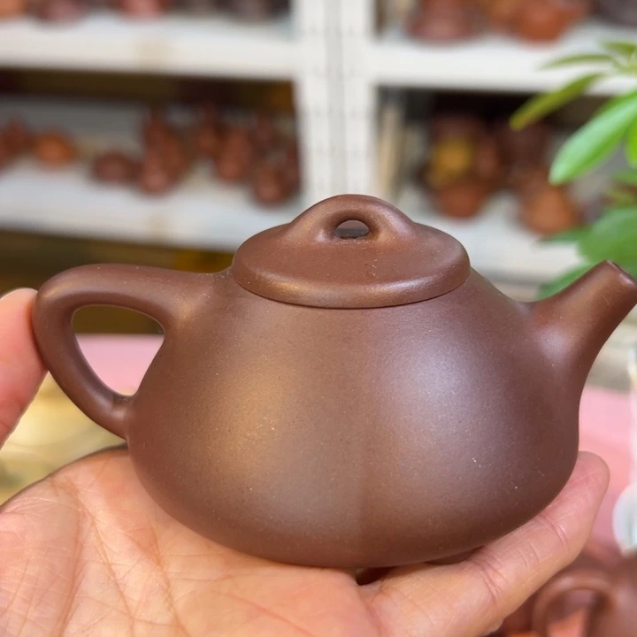 紫砂茶壶紫泥子冶120cc