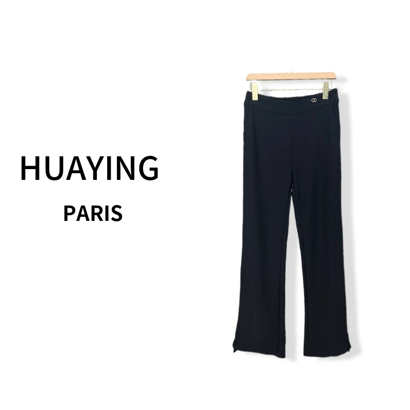 【花楹】窄版直筒微喇裤630