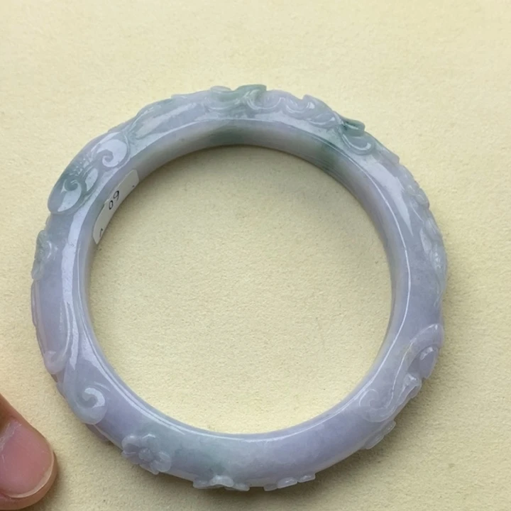 翡翠未镶嵌手镯60圈