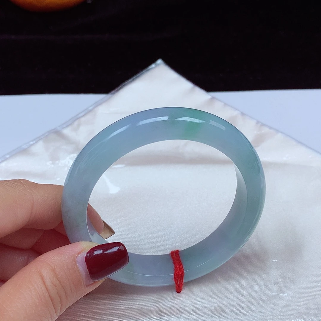 翡翠手镯未镶嵌翡翠55-56