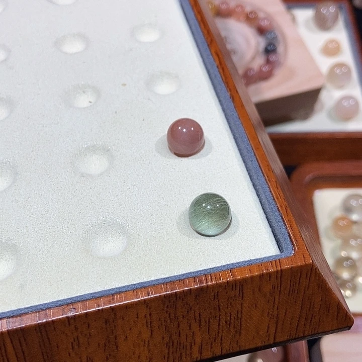 。***灰水晶手链未镶嵌兔毛水晶单珠