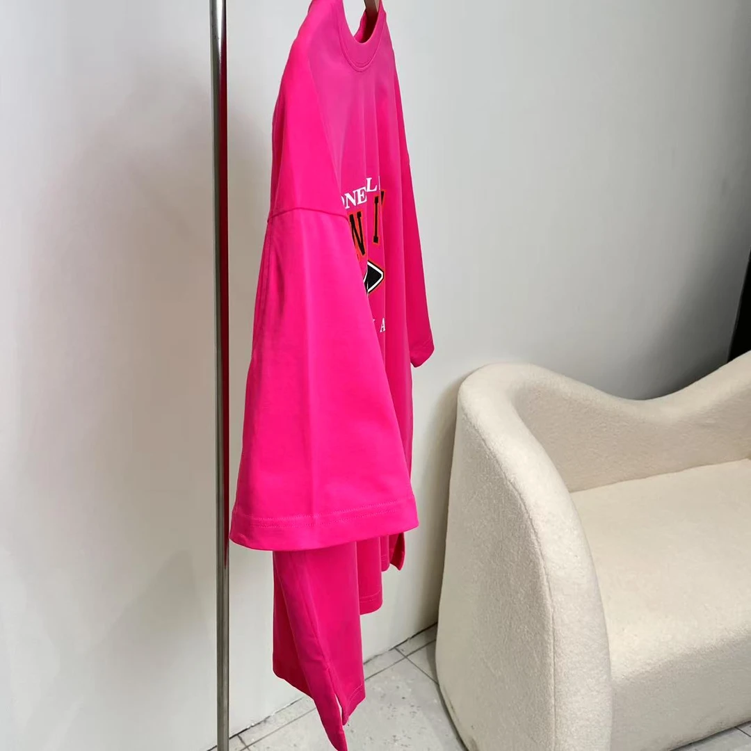 新款百搭T恤玫红   2275宸系