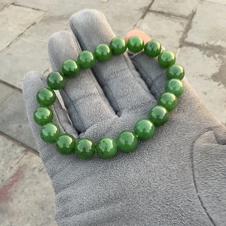 和田玉（碧玉）未镶嵌手链