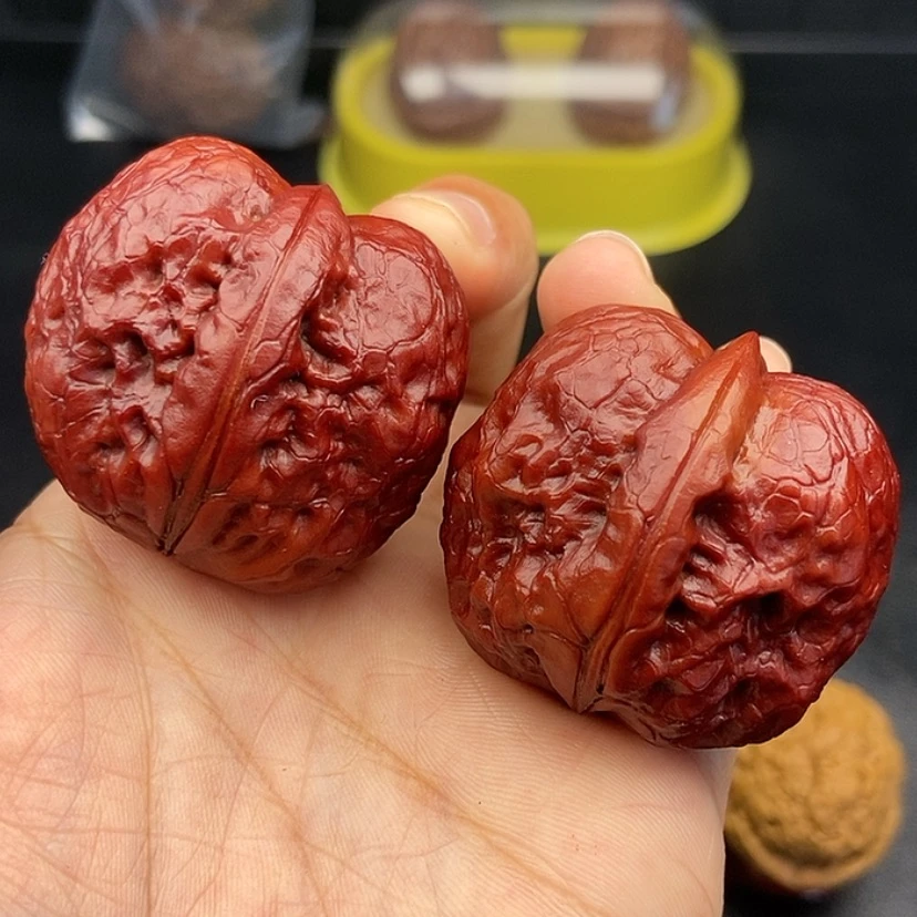 【闪购商品】把件文玩核桃38尺帝王筋元宝