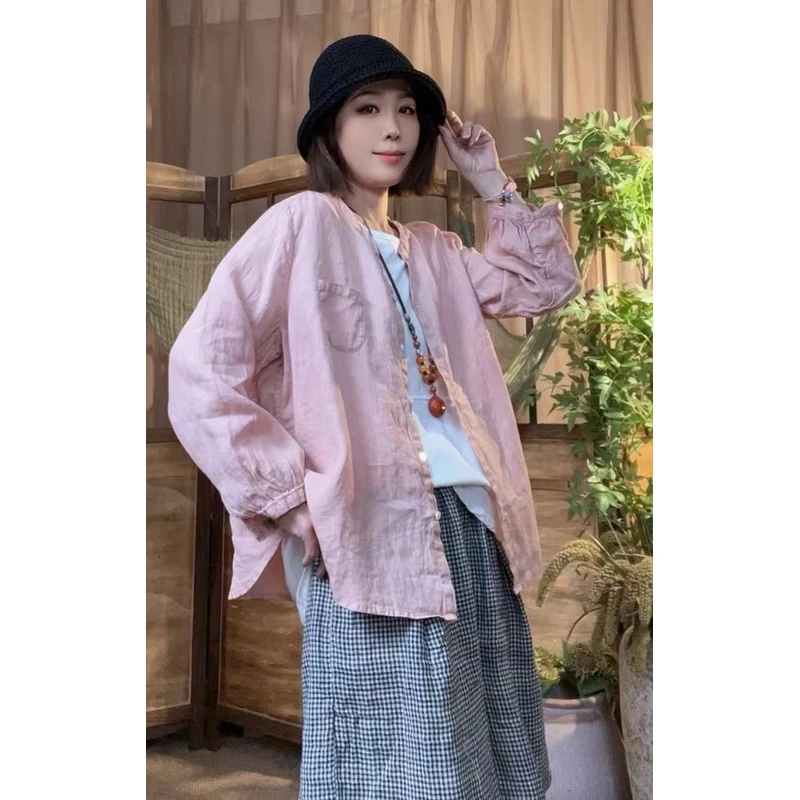 文艺复古棉麻上衣[101-150]03