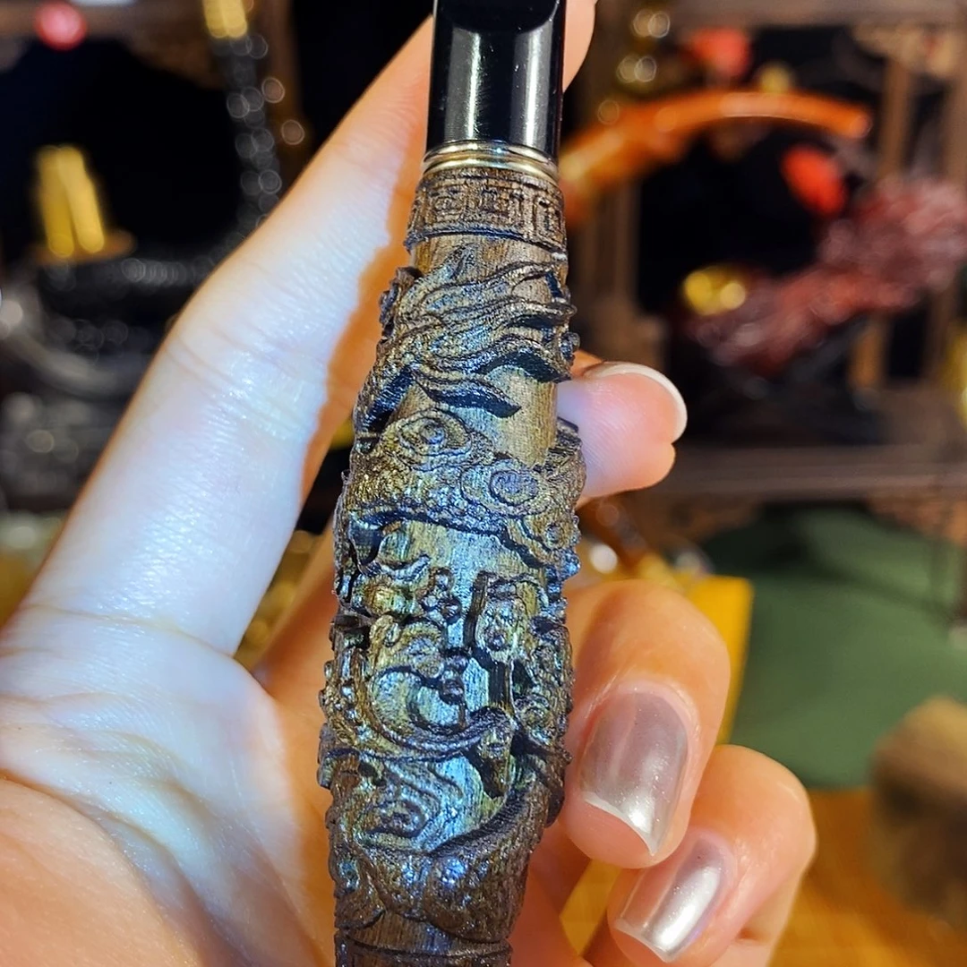 高端定制金丝楠烟嘴