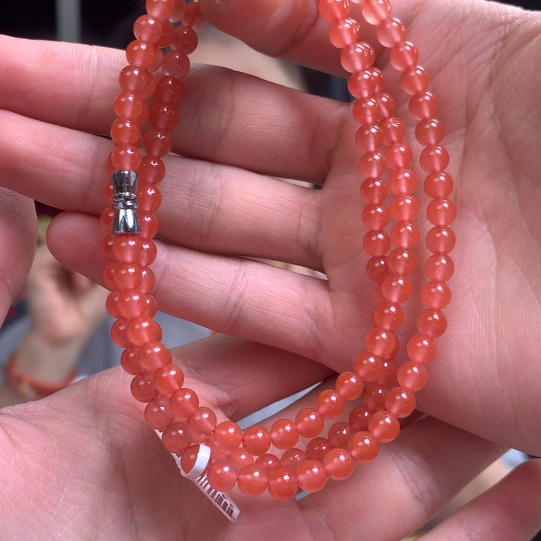 南红玛瑙多绕未镶嵌原矿南红冰粉卡5多绕