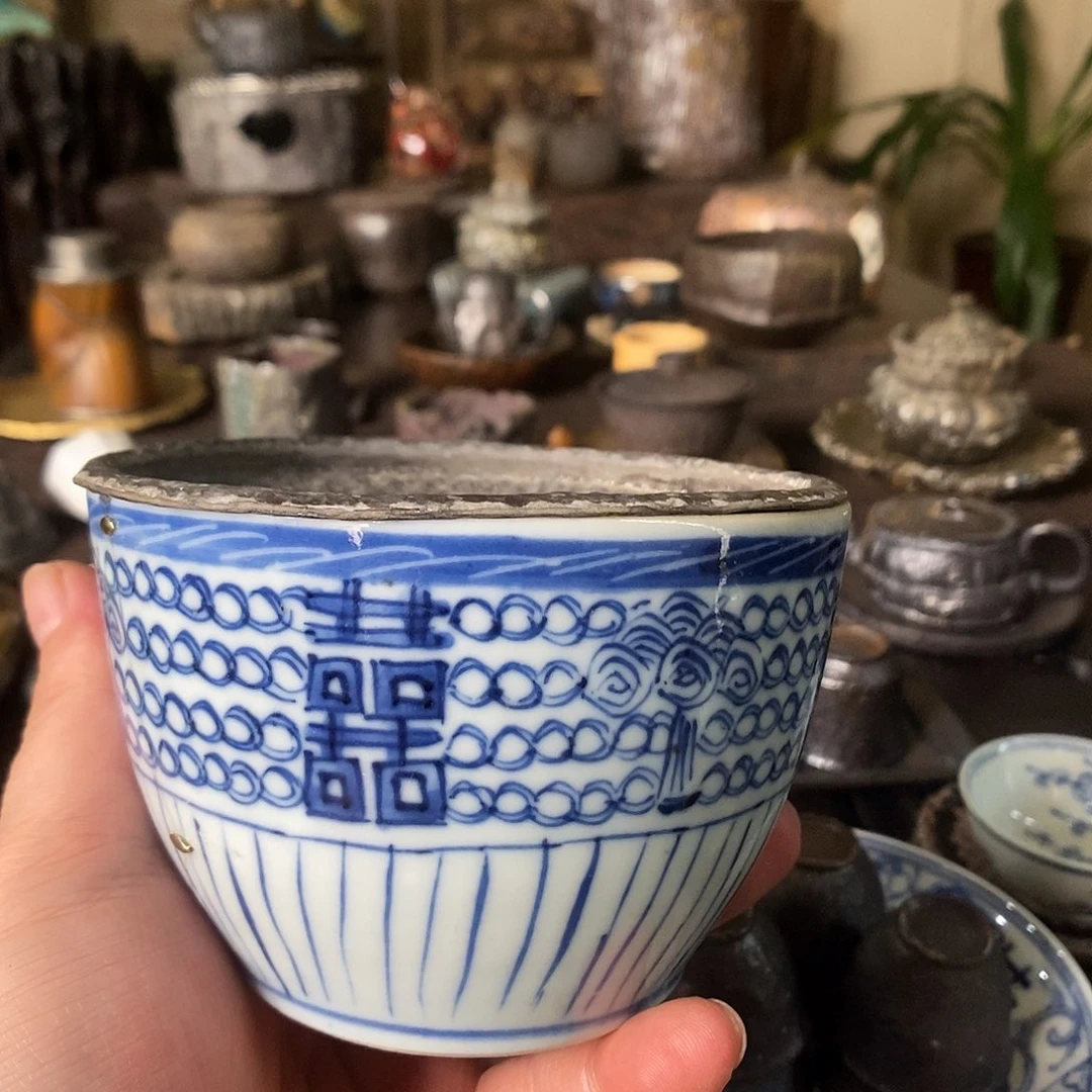 依****手工制作柴烧茶具