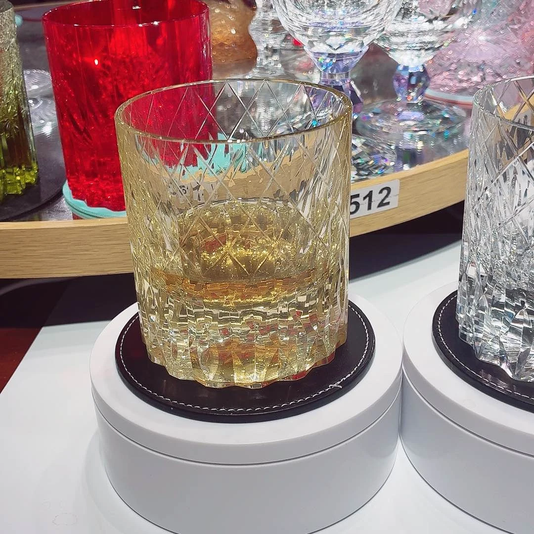 人***峰水晶玻璃无盖款威士忌