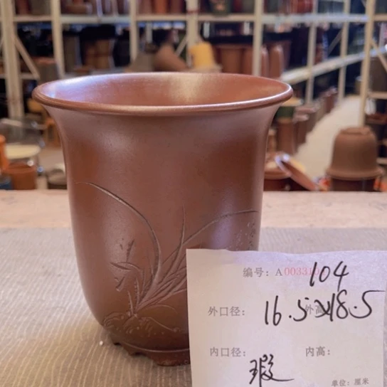 紫砂花盆紫紫砂盆