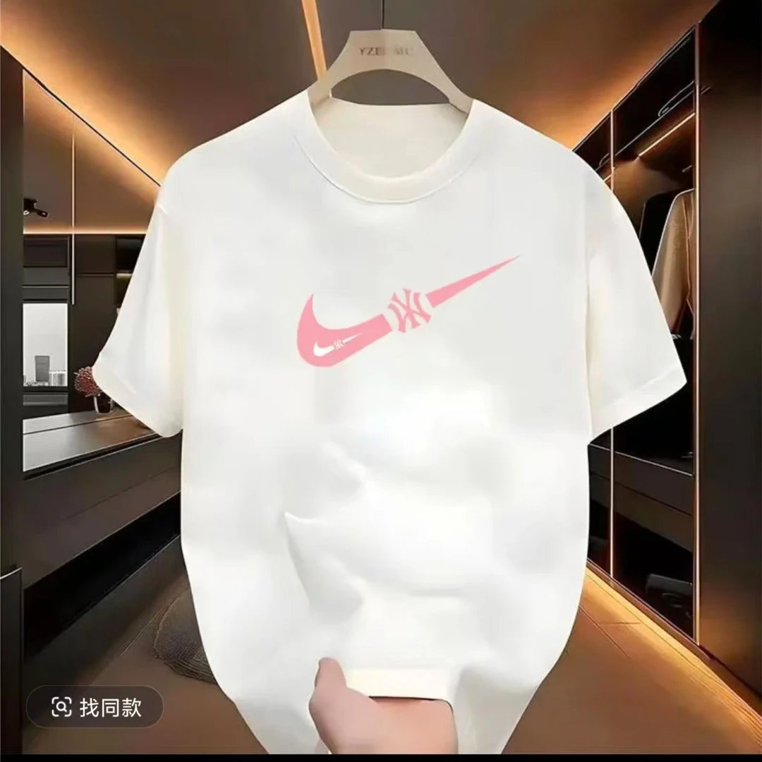 【一折粉丝福利】夏季潮牌男女同款百搭圆领T恤