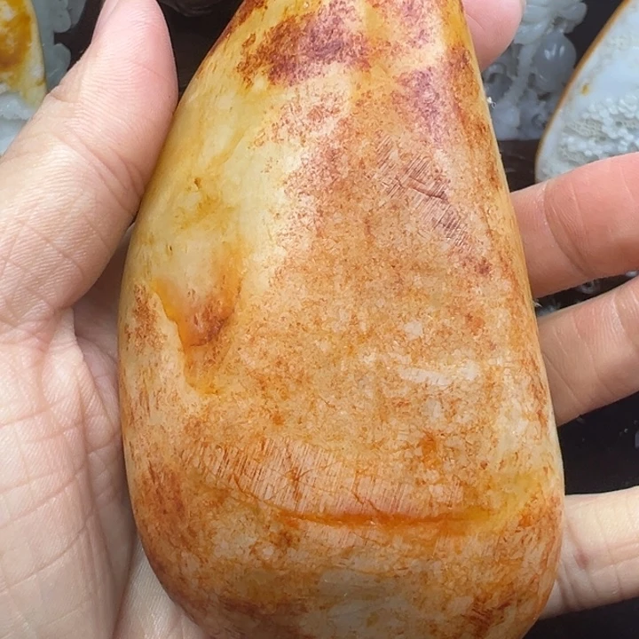 和田玉挂件未镶嵌怀*